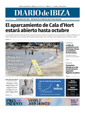 Cover of Diario de Ibiza