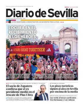 Cover of Diario de Sevilla