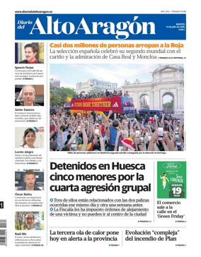 Cover of Diario del Alto Aragon