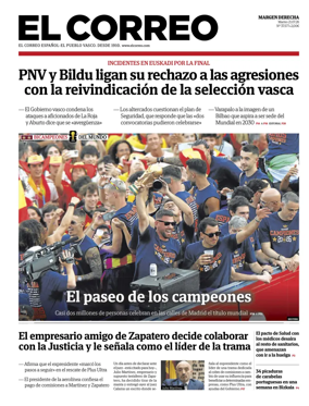 Cover of El Correo (Margen derecha)