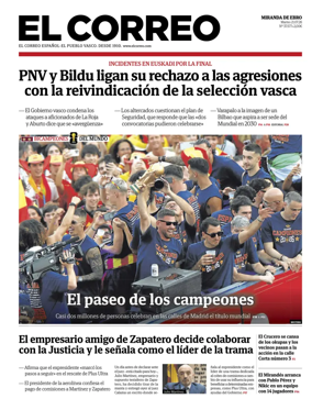 Cover of El Correo (Miranda de Ebro)