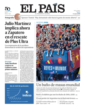 Cover of EL PAIS Catalunya