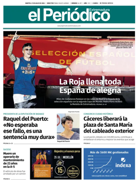 Cover of El Periodico Extremadura