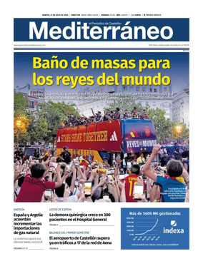 Cover of El Periodico Mediterraneo
