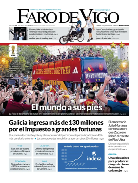 Cover of Faro de Vigo