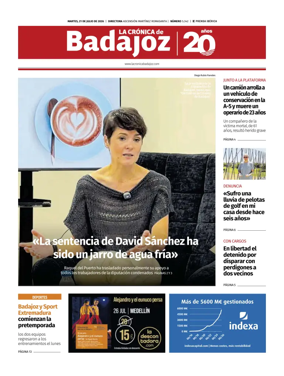 Cover of La Cronica de Badajoz BE