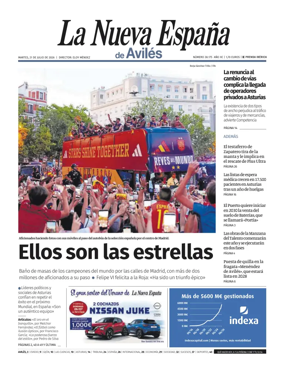 Cover of La Nueva Espana (Aviles)