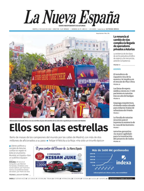 Cover of La Nueva Espana (Oviedo)