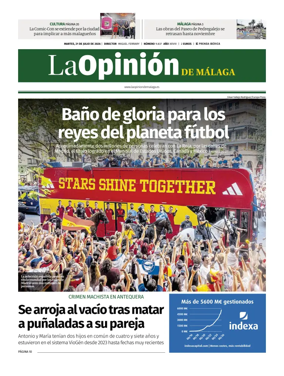 Cover of La Opinion de Malaga