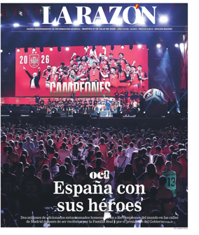 Cover of La Razon (Madrid)