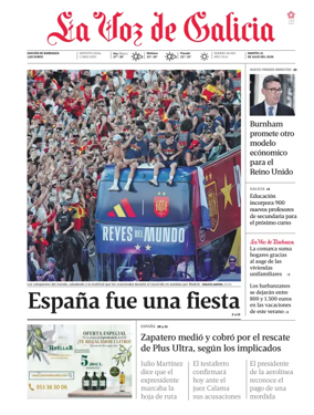 Cover of La Voz de Galicia (Barbanza)
