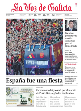 Cover of La Voz de Galicia (Carballo)