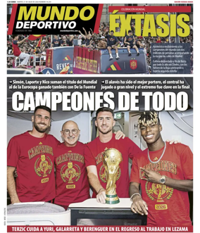 Cover of Mundo Deportivo (Bizkaia-Araba)