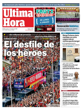 Cover of Ultima Hora