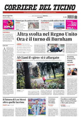 Cover of Corriere del Ticino