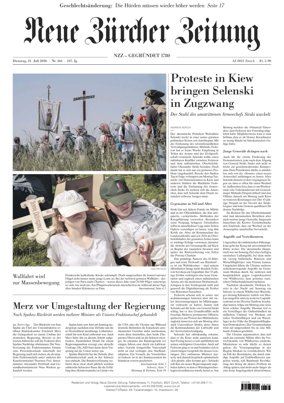 Cover of Neue Zurcher Zeitung