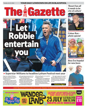 Cover of Blackpool Gazette