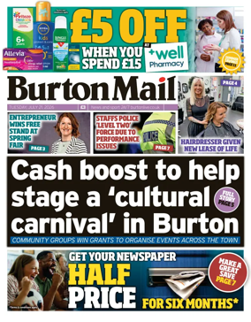 Cover of Burton Mail