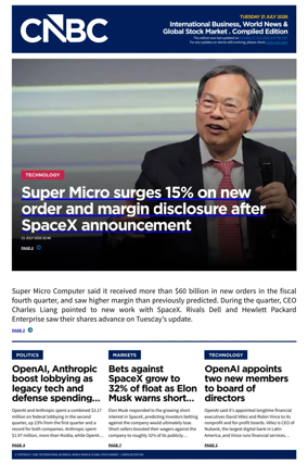 Cover of CNBC