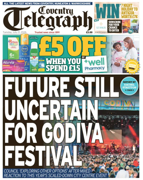 Cover of Coventry Telegraph