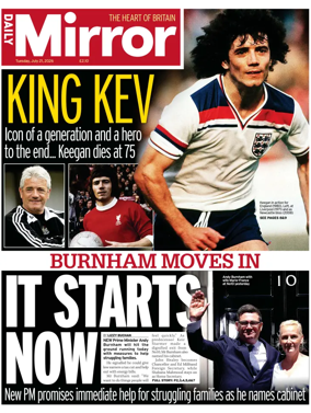 Cover of Daily Mirror
