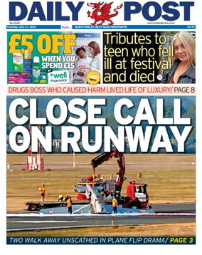Cover of Daily Post (North Wales)