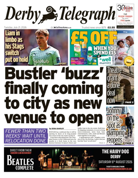 Cover of Derby Telegraph