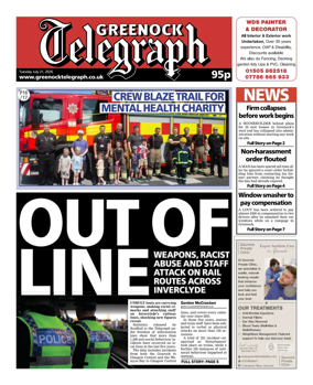 Cover of Greenock Telegraph