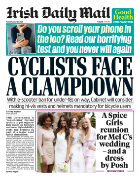 Cover of Irish Daily Mail