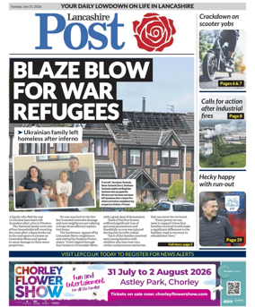 Cover of Lancashire Evening Post