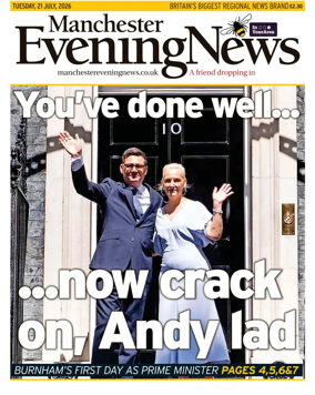 Cover of Manchester Evening News