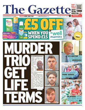 Cover of Teesside Evening Gazette