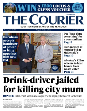 Cover of The Courier & Advertiser (Angus and Dundee)
