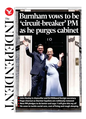 Cover of The Independent