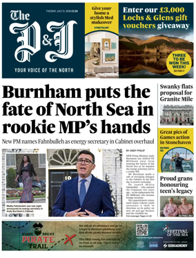 Cover of The Press and Journal (Aberdeen and Aberdeenshire)