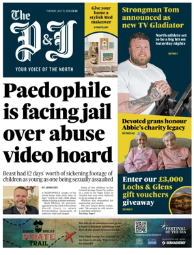 Cover of The Press and Journal (Inverness Highlands and Islands)