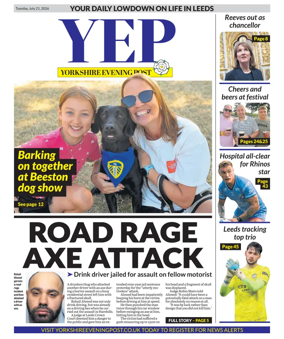 Cover of Yorkshire Evening Post