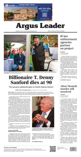 Cover of Argus Leader