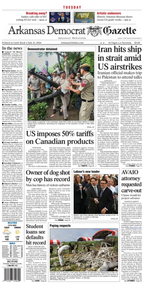 Cover of Arkansas Democrat-Gazette