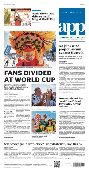 Cover of Asbury Park Press
