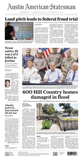 Cover of Austin American-Statesman