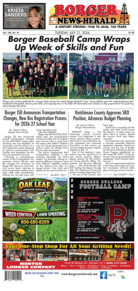 Cover of Borger News-Herald