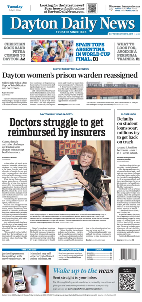 Cover of Dayton Daily News