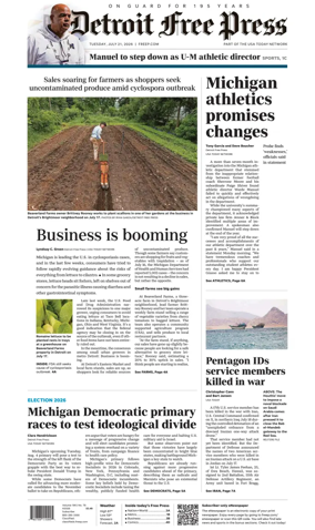 Cover of Detroit Free Press