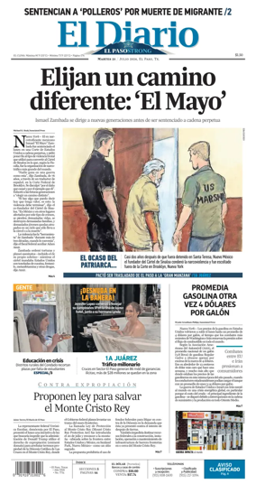 Cover of El Diario de El Paso