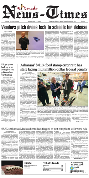 Cover of El Dorado News-Times (VCID - Camden News)