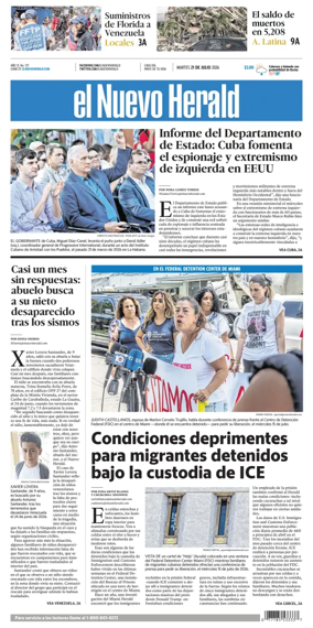Cover of El Nuevo Herald