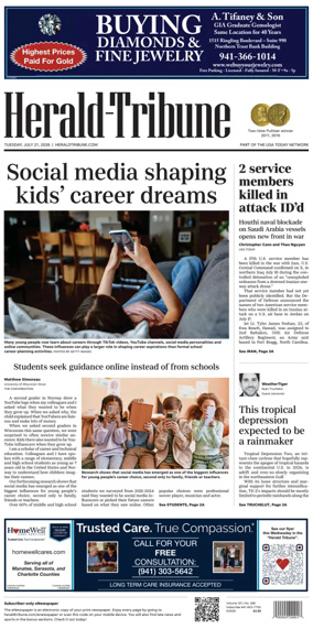 Cover of Herald-Tribune