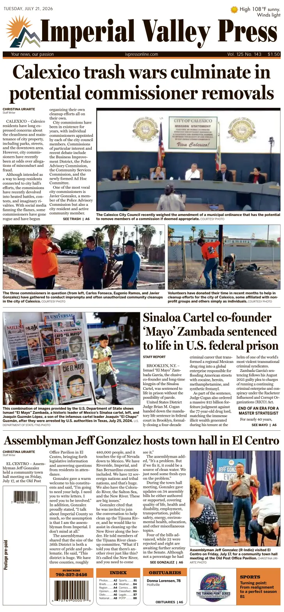 Cover of Imperial Valley Press