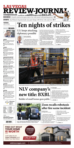 Cover of Las Vegas Review-Journal
